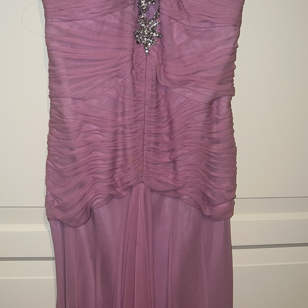 Niteline 100% silk chiffon embellished midi dress - Picture 4 of 9